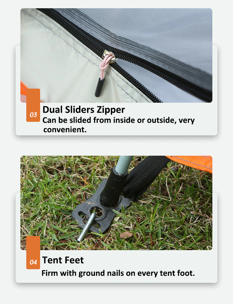 Cheap Goat Tents Hexagonal Tent Tarp Automatic Tent For 4 Person Hexa Tarff With Moisture proof Mat Tent Pegs Poles  Ropes Tents Outdoor Camping   